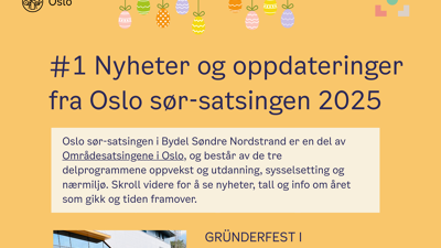 Et ark med tekst og bilder