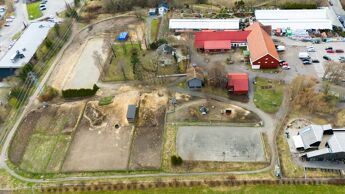 Dronefoto av Nordtvet gård