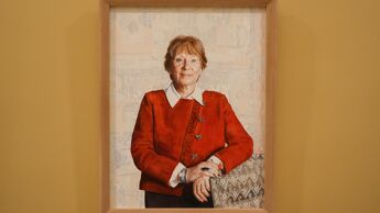 Bilde av portrett av tidligere ordfører Marianne Borgen