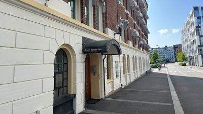 Eksisterende hovedinngang Nydalsveien 21