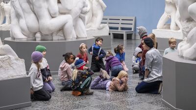 Barn på Vigelandmuseet