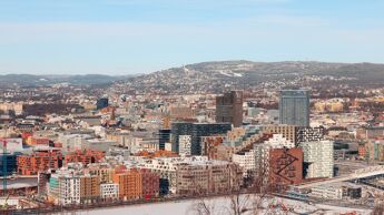 Oslo skyline, tatt fra Ekeberg.