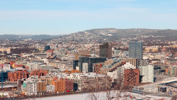 Oslo skyline, tatt fra Ekeberg.