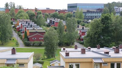 Oversikt over hus på Skullerud