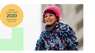 illustrasjonsbilde, av et barn leker, byrådets forslag til budsjett og økonomiplan 2020.