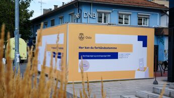 Forhåndsstemmelokale på Røa Torg