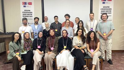 Erasmus prosjektgruppe. 17 personer.