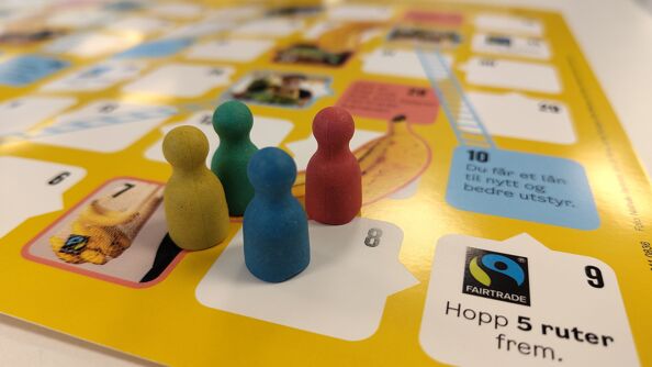 Bilde av et Fairtrade-stigespill.