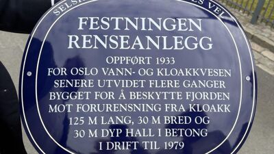 Blått skilt