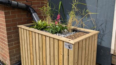 Miniregnbed fra GreenBlue Urban