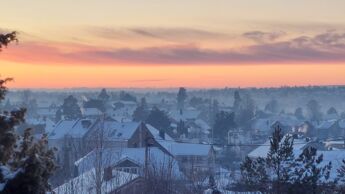 Vinterbilde fra Bydel Østensjø