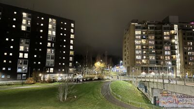 Bildet viser Bøler om natten