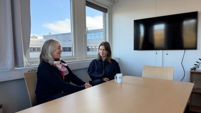 Bilde av Nav-leder i Vestre Aker, Birgit Raknes og avdelingsleder, Vilde Borgersen.