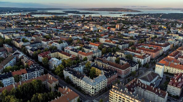 Fulg overblikk bilde av oslo (bydeler)