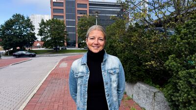 Annike Løkås., rektor på Lusetjern skole.