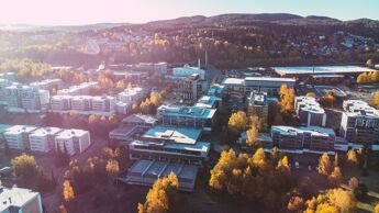 Dronefoto av Furuset