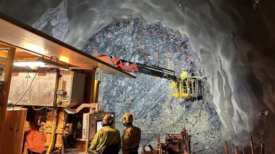 Omfattende og innovativ bruk av injeksjon under tunneldrivingen har gitt en tett tunnel uten fordyrende støp