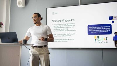 Bildet viser prosjektleder for Sammen for Søndre