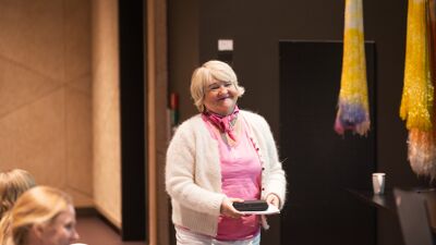 Tove Elisabeth Strøm presenterer fra praksis