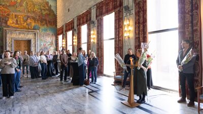 Feiring i Rådhusets festgalleri