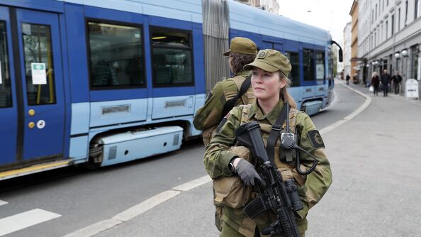 Øvelse i Oslo sentrum