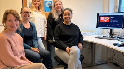 Bildet viser hjemmeveiledningsteamet i Bydel Søndre Nordstrand.