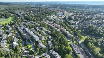Oversiktsbilde av en bydel i Oslo