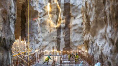 Sjakt på Skøyen ved første støp av tilnærmet utslippsfri betong.