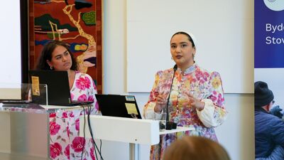 Bilde av Rambøll som presenterer