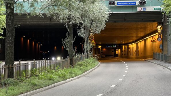 Starten av Hammersborgtunnelen i Oslo sentrum.