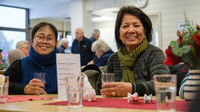 Del av bildeserie fra Furuset seniorsenter.