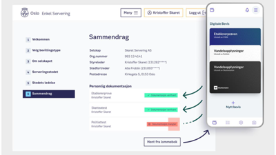 Slknadsprosess for skjenkebevilling