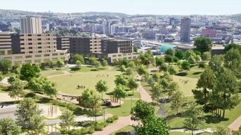 Illustrasjon av Refstadparken