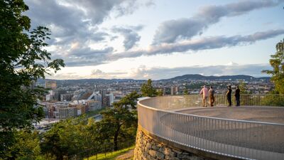 Oslo om sommeren sett fra Ekeberg