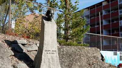 Bilde av Benjaminstatuen.