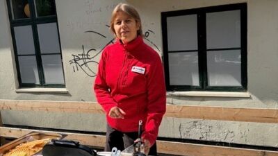 Julie Wojciak-Pleyn leder arbeidet ved Røde Kors' familiesenter på Grønland.