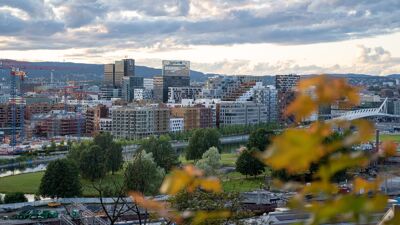 Oslo sentrum sett fra Ekeberg