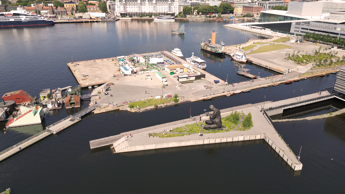 Dronebilde av Sukkerbiten
