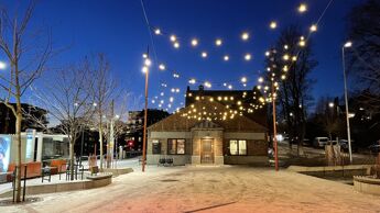 Foto av Ullern kulturhus / Stoppestedet på Lilleaker i Bydel Ullern.