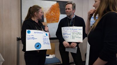 Mange avtaler ble inngått på frivilligbørsen