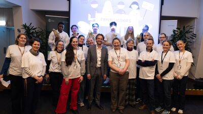 Deltakerne som tilrettela frivilligbørsen på Frogner