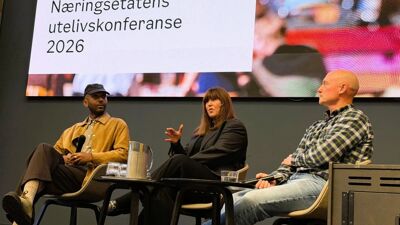 Tre representanter fra utelivsnæringen i panelsamtale