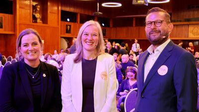 Byråd, etatsdirektør og avdelingsdirektør på utelivskonferansen