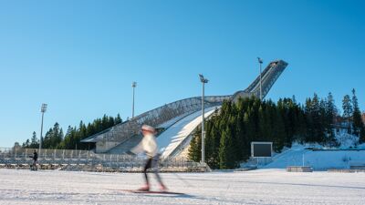 Skigåer i Holmenkollen