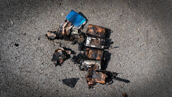 Svidde batterier på bakken