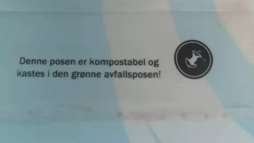 Tekst på kaffepose