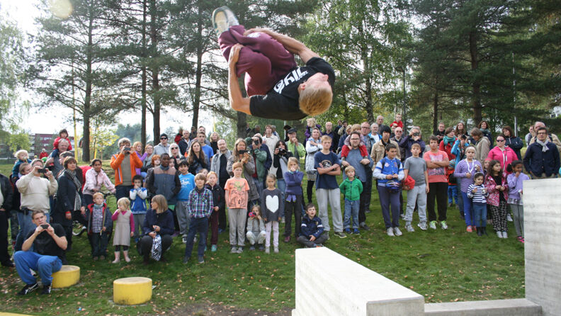 Parcour i Verdensparken