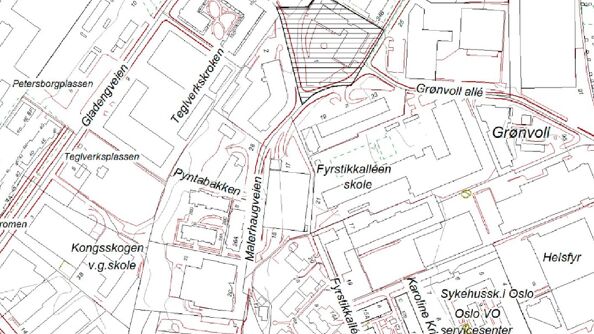 Kart over Stålverksveien 1