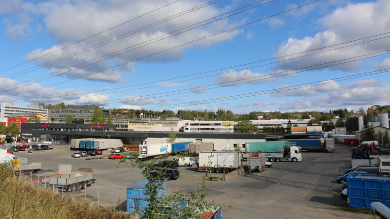 Industriområde og industribygg på Stubberud