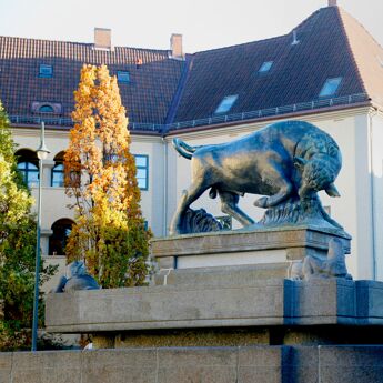 Bilde av Oksefontenen på Sagene